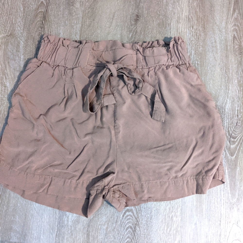 Drapey Paper Bag Shorts